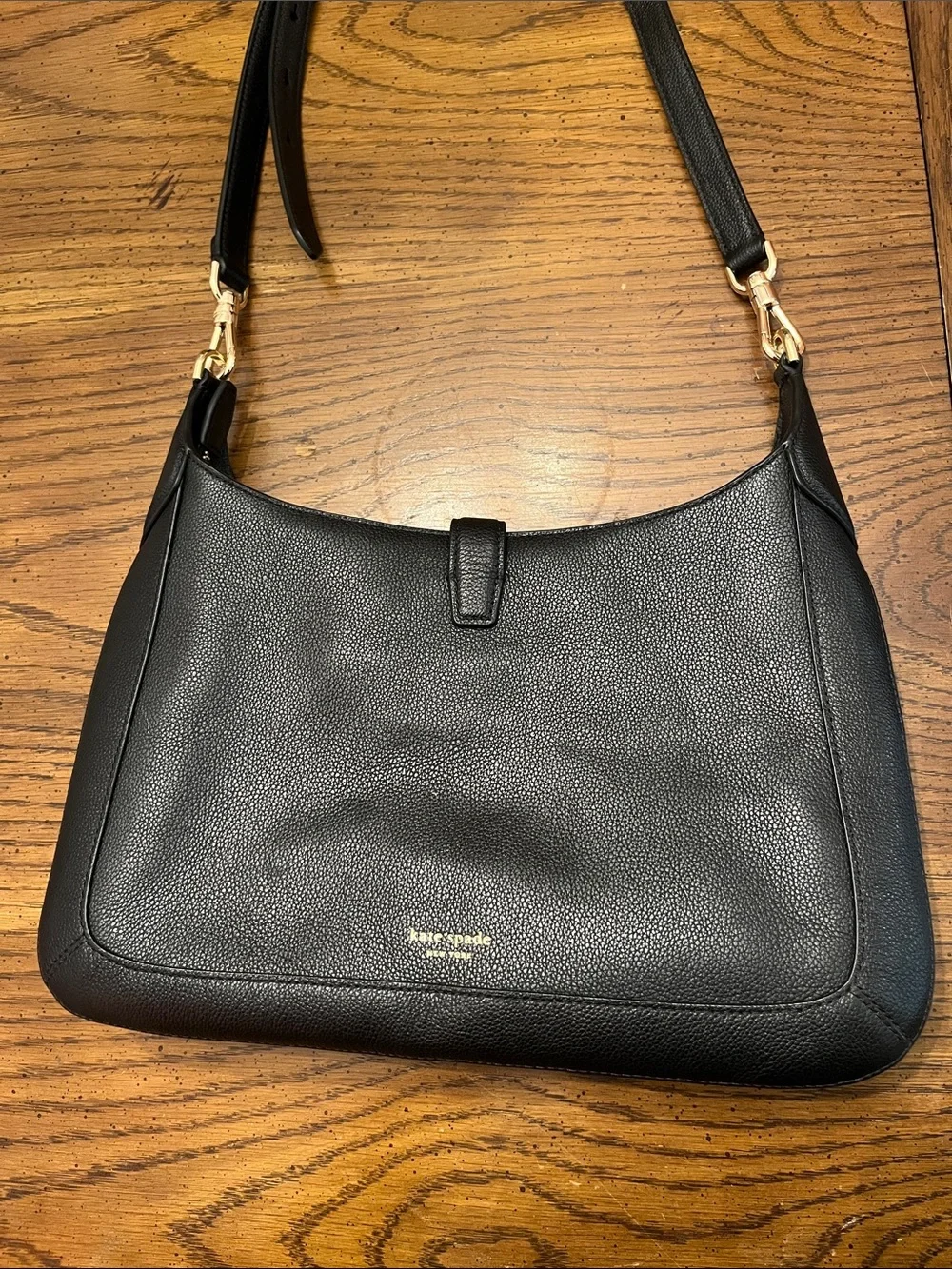 Kate Spade deco leather hobo bag